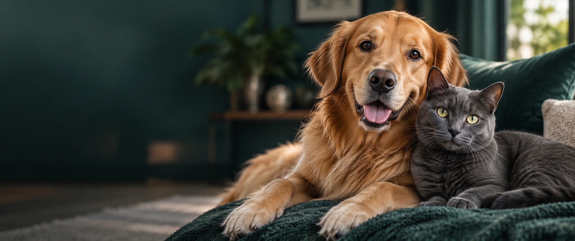 A person and a companion animal spending time together